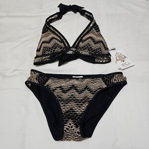 Becca by Rebecca Virtue Reveal Courtner Halter Top Swimwear